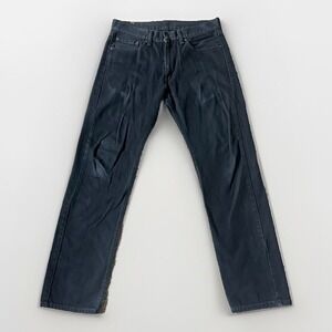 Levi's Jeans Mens 32x34 (fits 32x32) Black 505 Faded Denim Regular Fit Cotton